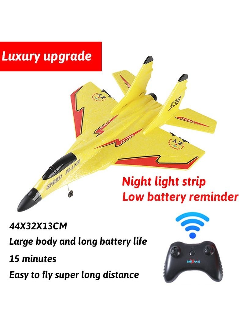 AROAQ RC Foam Aircraft Remote Control Airplane Foam Toys for Children ZY530 Yellow  - Image 2