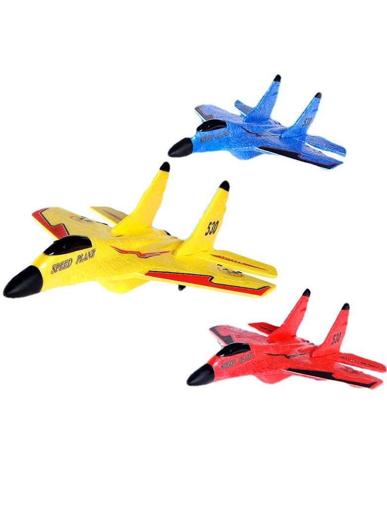 AROAQ RC Foam Aircraft Remote Control Airplane Foam Toys for Children ZY530 Yellow  - Image 5