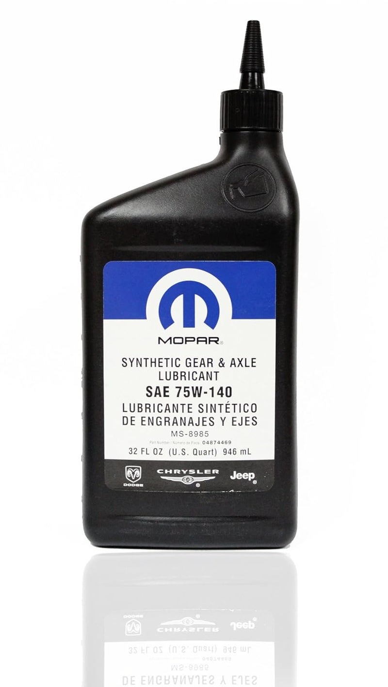 Mopar Genuine Synthetic Gear & Axle Lubricant SAE 75W-140 - 946ml (32 Ounces) - Image 2