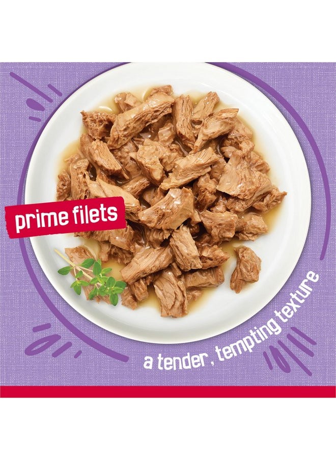 فريسكس - طعام القطط Purina Friskies Prime Filets Turkey Dinner in Wet Cat Food Gravy - (عبوة من 24 علبة) 5.5 أونصة - Image 1