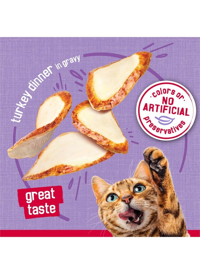 فريسكس - طعام القطط Purina Friskies Prime Filets Turkey Dinner in Wet Cat Food Gravy - (عبوة من 24 علبة) 5.5 أونصة - Image 1