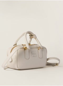 Miu Miu Miu Arcadie Leather Bag, Women's Leather Tote Bag, Women's Leather Shoulder Bag, Women's Leather Cross body Bag, Hand-bag  - Image 2