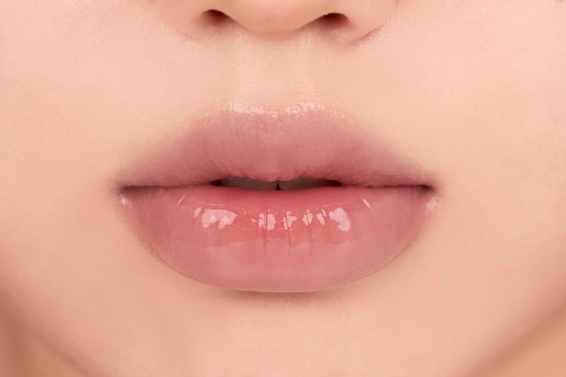 rom&nd GLASTING MELTING BALM #12 Veiled Rose - Hydrating Tinted Lip Balm & Gloss Stick | Sheer Muted Rose Nude, Crystal Water-Gloss Shine | Non-Sticky K-Beauty for Plump, Moisturized Lips - Image 2