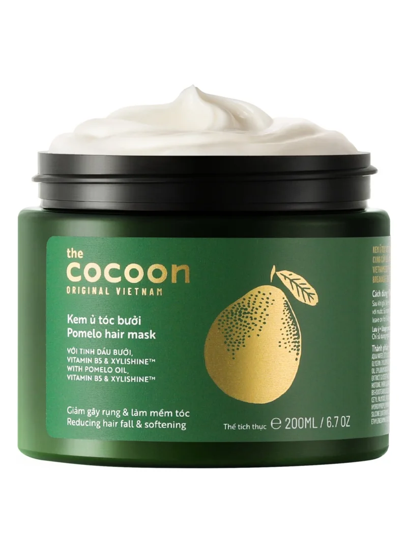 Pomelo Hair Mask – Deep Nourishing Hair Mask for Frizz Control & Scalp Protection | Intensive Repair & Smooth Finish-200ml