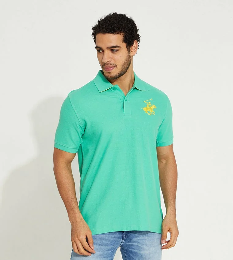 Embroidered Polo T-Shirt