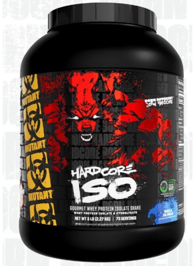 Mutant Hardcore Isolate Vanilla Ice Cream 5 lbs - Image 1