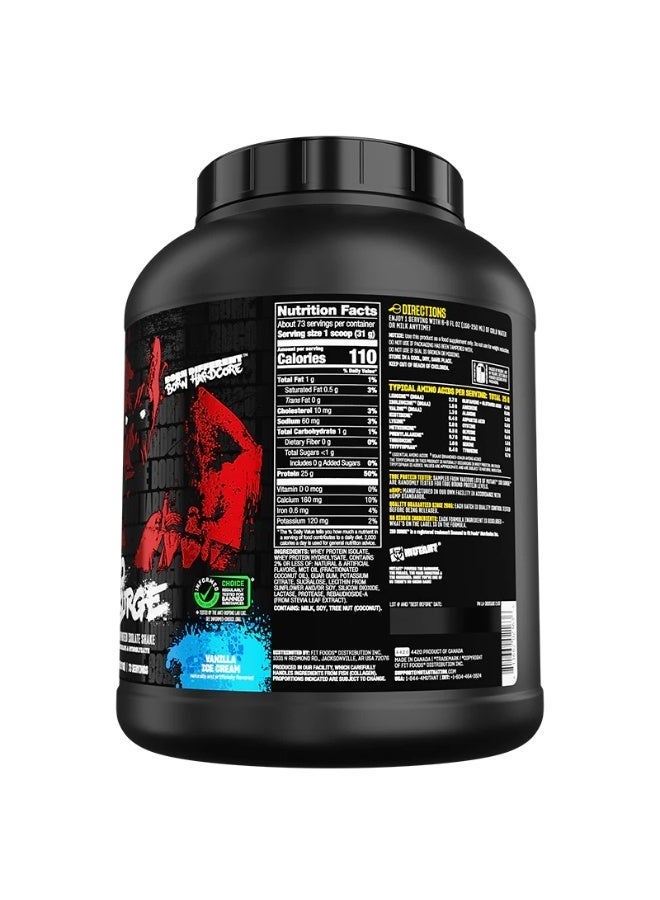 Mutant Hardcore Isolate Vanilla Ice Cream 5 lbs - Image 3