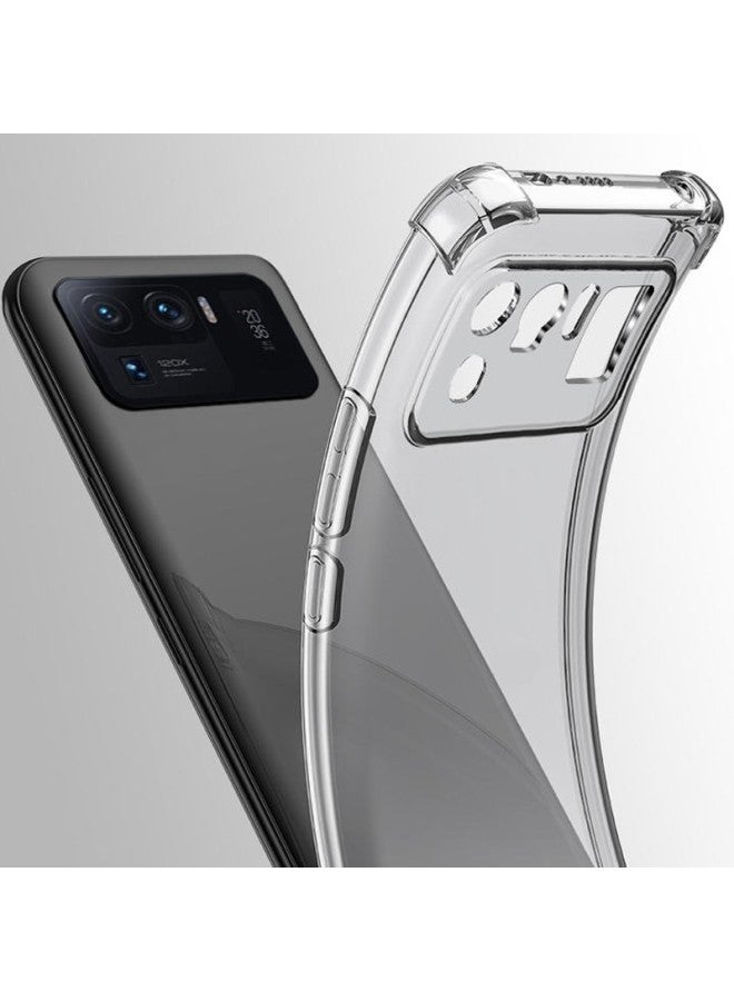 MAIKUQI غطاء هاتف Maikuqi لهاتف Xiaomi 11 Ultra وإصدار Xiaomi 11 Ultra، غطاء واقي، حماية كاملة بوسادة هوائية، مقاوم للصدمات، غلاف TPU ناعم، شفاف بالكامل - Image 3