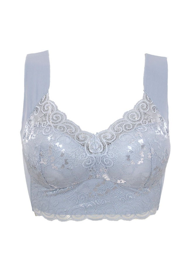 Lace Bra Vest-style European And American Fixed Bra Plus Size Vest-style Bra Women's Underwear