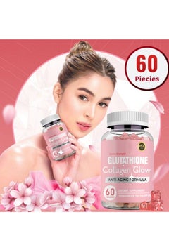 Glutathione Collagen Gummies, Glutathione Collagen Glow Gummies For Dark Spot, Korea Glutathione Gummies For Women, Glutathione Collagen Glow Anti Aging