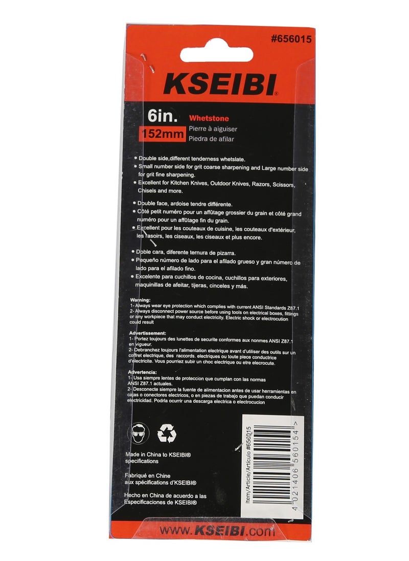 KSEIBI Sharpening Stone Size 150x50mm, Coarse Combination Sharpening Stone for Knife Sharpening and Household Applications for the Sharpness of Blades and Cutting Tools, Premium Knife Sharpening.  - Image 5