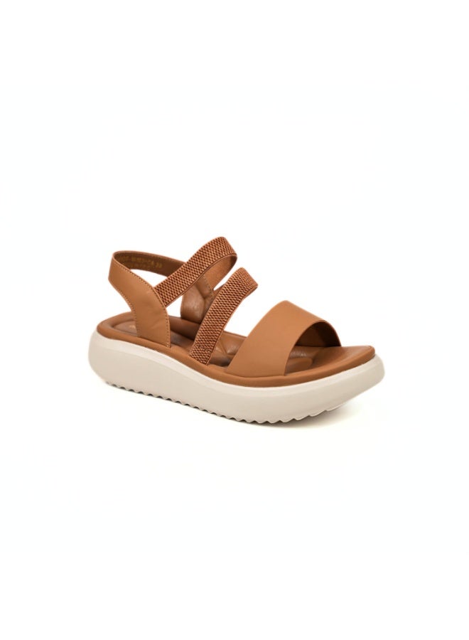 Mon Ami Women’s Platform Comfort Sandals | Lightweight Elastic Strap Walking Sandals | Cushioned Open Toe Casual Footwear | Soft Support Slingback Sandals for Daily Wear Travel Outdoor Use | Modern Comfort Fashion Sandals - Image 1