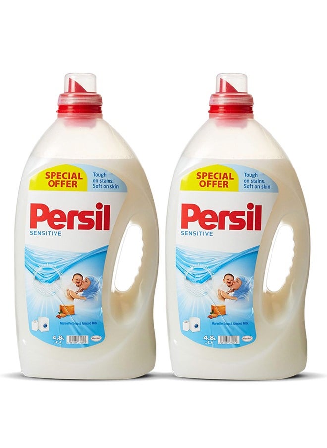 Persil Sensitive Baby Liquid Laundry Detergent with Deep Clean Technology 2x4.8L  - Image 2