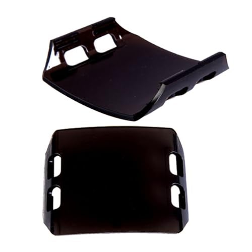 VKBYNG 2PCS 4 Inch Led Pods Light Covers Off Road Lights Cover Light Bar Lens Cover Protective Dustproof Covers for ATV UTV SUV Truck 4" LED Work Lights Fog Lights Driving Lampshade(2PCS Smoke Black Covers) - Image 3