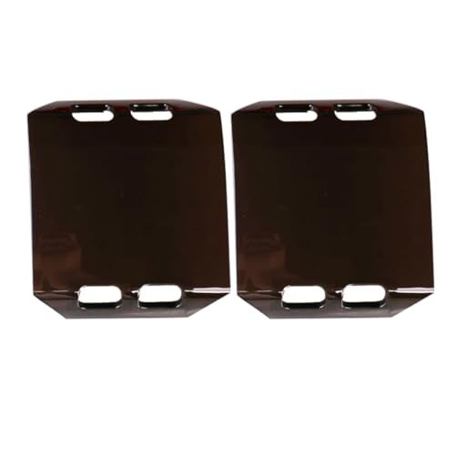VKBYNG 2PCS 4 Inch Led Pods Light Covers Off Road Lights Cover Light Bar Lens Cover Protective Dustproof Covers for ATV UTV SUV Truck 4" LED Work Lights Fog Lights Driving Lampshade(2PCS Smoke Black Covers) - Image 1