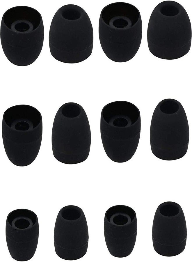 ALXCD Ear Tips Compatible with JBL Vibe Beam Headphones, 6 Pairs S/M/L Sizes Replacement Soft Silicone Earbuds Tips Eartips Ear Gel Tips, Compatible with JBL Vibe Beam, Black - Image 2