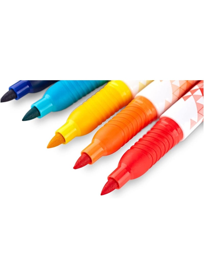 كرايولا أقلام تلوين كرايولا دودل ذات رأس رفيع، 12 قطعة - Image 5