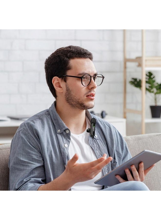 Hoco High-Performance Hoco L20 Wireless Lavalier Microphone with Long Battery Life, 360° Sound Pickup, and Wide Compatibility for Vlogging, Streaming, and Content Creation - Image 3