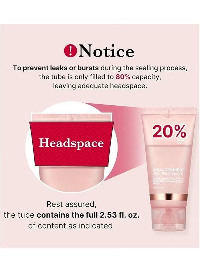 ميديكيوب قناع ليلي معزز بالكولاجين من ميديكوب | ترطيب عميق وإصلاح | 75 مل - Image 3