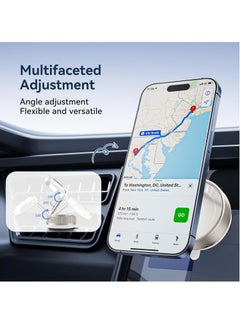 Necomi Vacuum Suction Magnet Phone Holder Mount, Magnetic Car Phone Holder, 360° Adjustable Suction Car Phone Mount for Car/Smooth Surface/Travel/Gym  - Image 4
