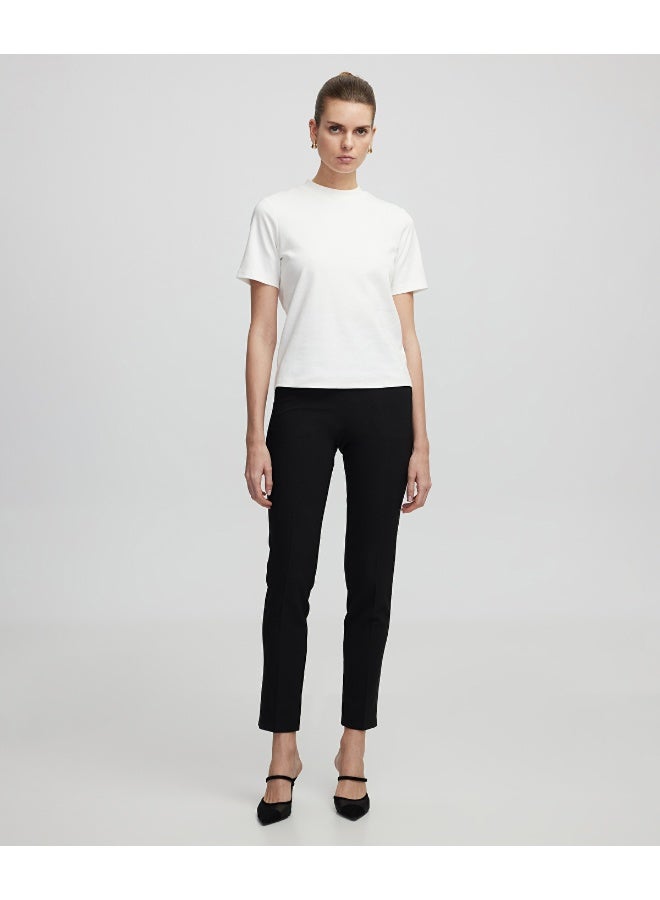 Ipekyol High Neck Basic T-Shirt - Image 3