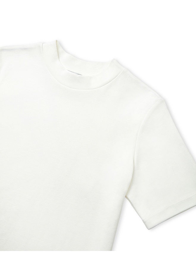 Ipekyol High Neck Basic T-Shirt - Image 4