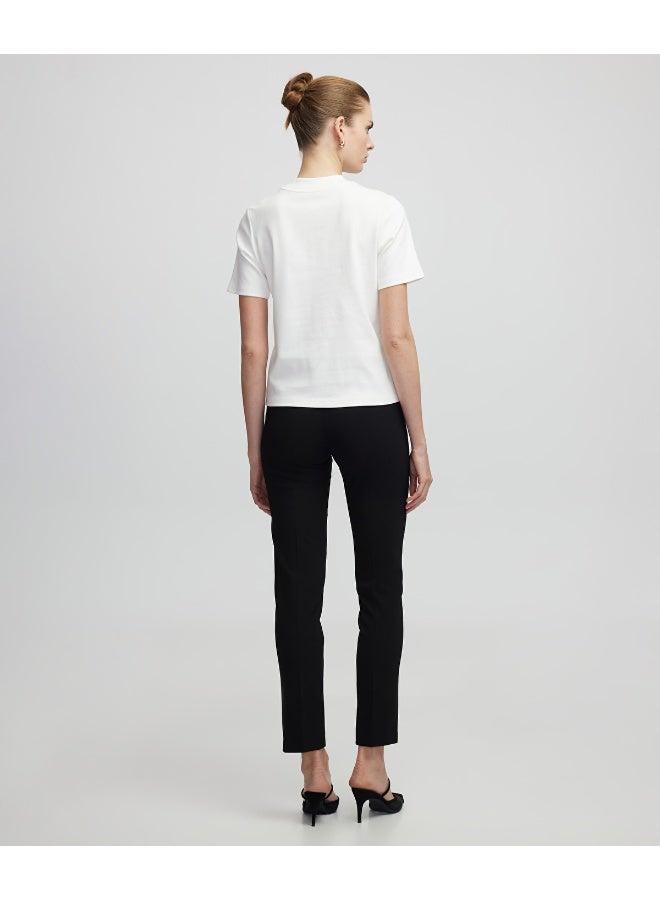 Ipekyol High Neck Basic T-Shirt - Image 2