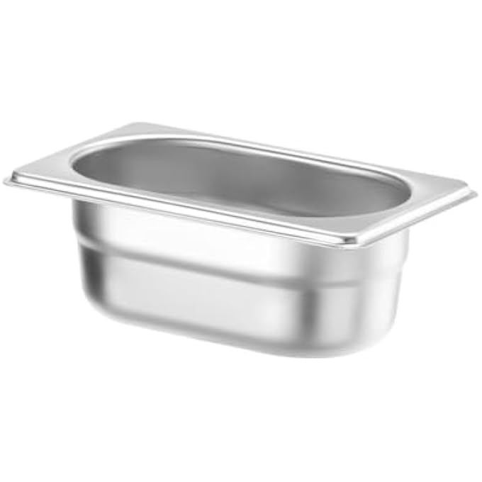 HENDI Recipiente Gn 19Contenedor GnApilableResistente A Temperaturas De 40 A 300CApto Para HornosCongeladoresCalientaplatosBao Mara06L176X108XH 65MmAcero Inoxidable 1810 - Image 2