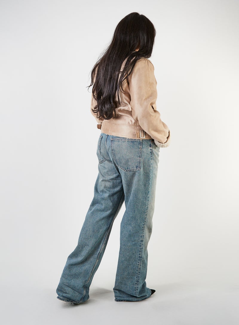 جاكيت حريمي جلد - Image 2