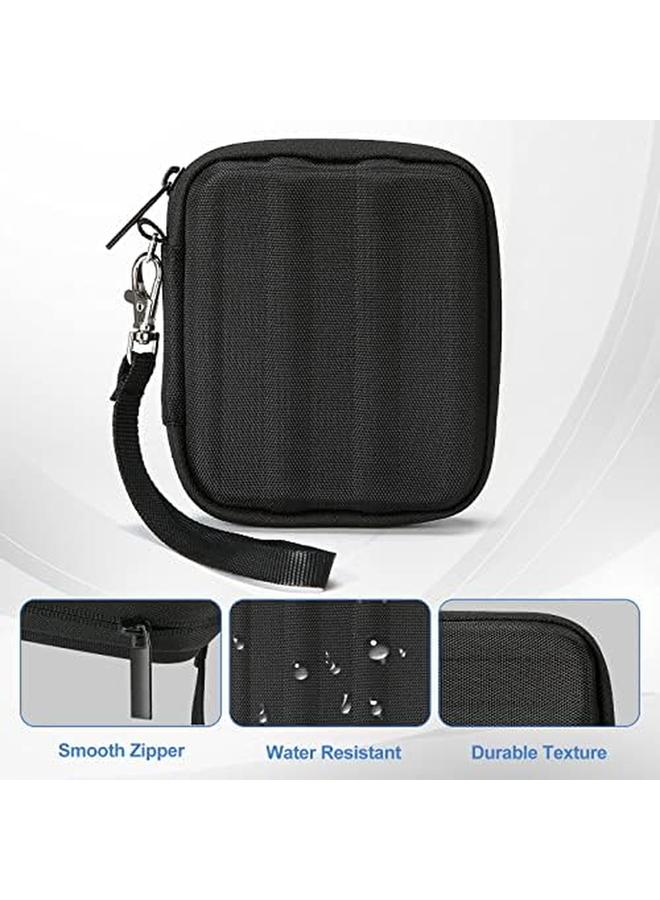 Procases Hard Carrying Case For Generic T7 Shield Portable Solid State Drive Usb 3.2 1Tb 2Tb Small External Solid State Drive Holder Travel Portable Cord Cable Organizer Black - Image 2