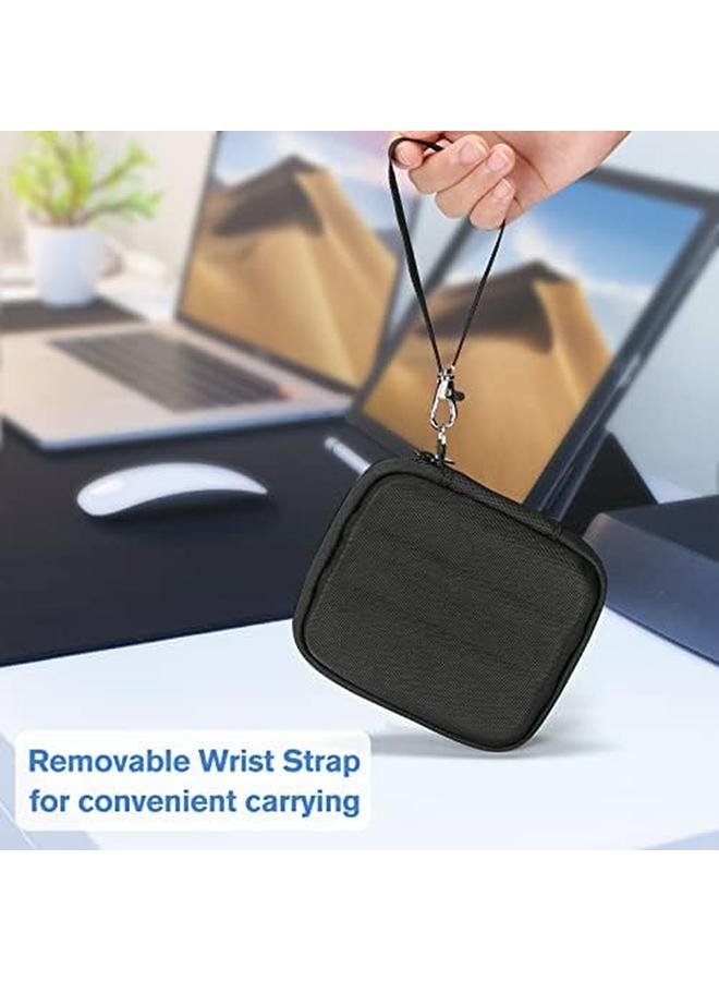 Procases Hard Carrying Case For Generic T7 Shield Portable Solid State Drive Usb 3.2 1Tb 2Tb Small External Solid State Drive Holder Travel Portable Cord Cable Organizer Black - Image 3