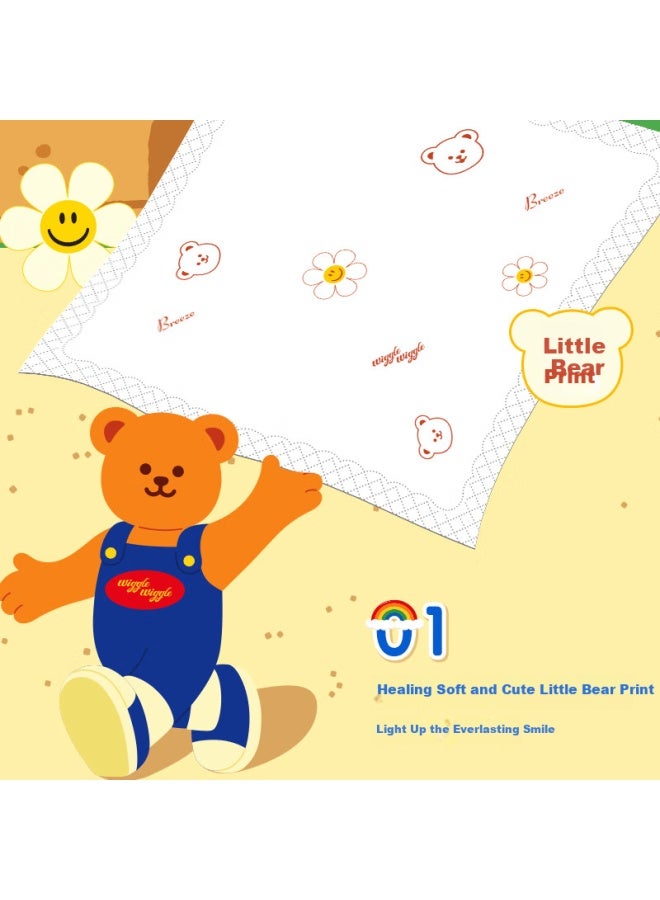 APP Qingfeng Unscented Handkerchief Tissue 4-ply 7 Sheets * 12 Packs Wiggle Collaboration Portable Large Size Tissue Pack - Image 2