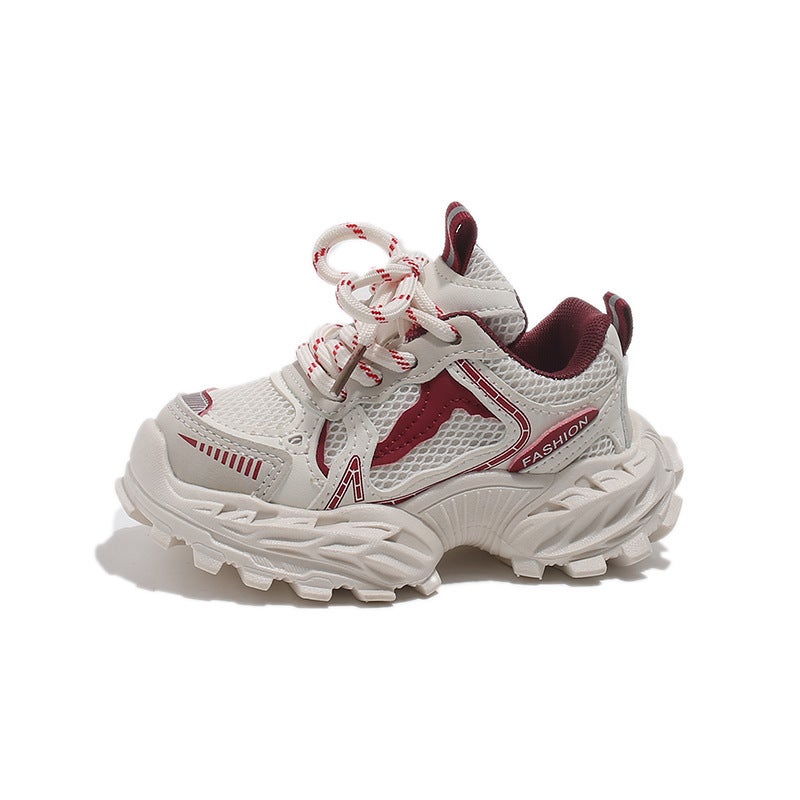 Mesh Sneakers Lightweight Flexible Sole Walking Shoes For Kids Indoor And Outdoor Activities - Image 1