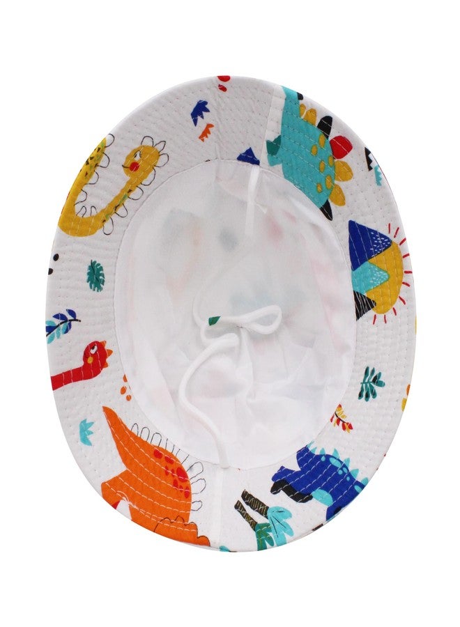 VRITRAZ Kids Bucket Hat with Cute Dinosaur Print | Baby Boys & Girls Summer Sun Protection Hat | Lightweight Outdoor Travel, Beach & Play Cap - Image 5