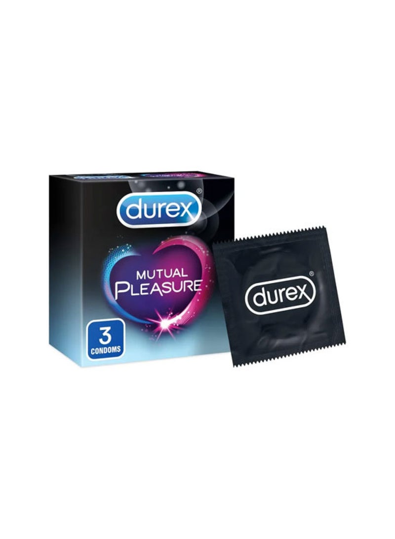 Pack of 3, Mutual Pleasure Condoms