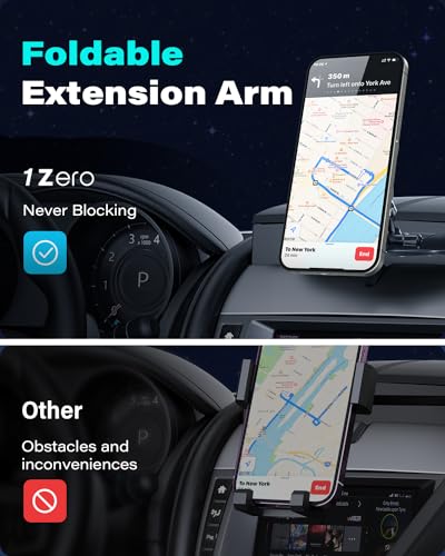 1Zero for Magsafe CD Phone Holder for Car [17 Strong Magnets] Magnetic CD Player Phone Mount, Hollow Socket CD Slot Phone Mount for iPhone 17 16 15 14 13 12 Series Pop Grip Ring Holder Magsafe Case - Image 3