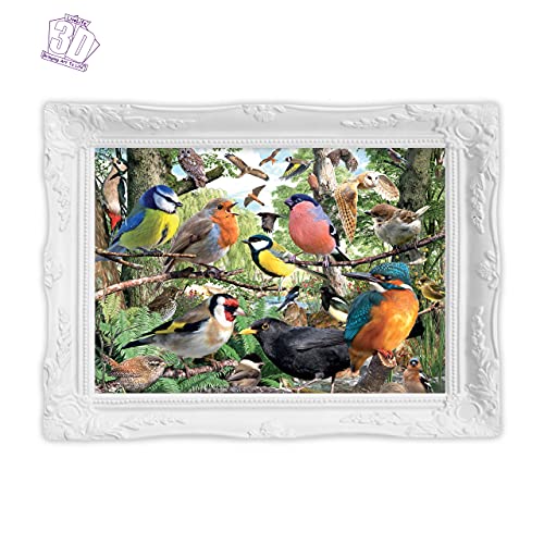 3D LiveLife Lenticular Wall Art Prints - Nature's home from Deluxebase. Unframed 3D Bird Poster. Perfect wall decor. Original artwork licensed from renowned artist, David Penfound - Image 3