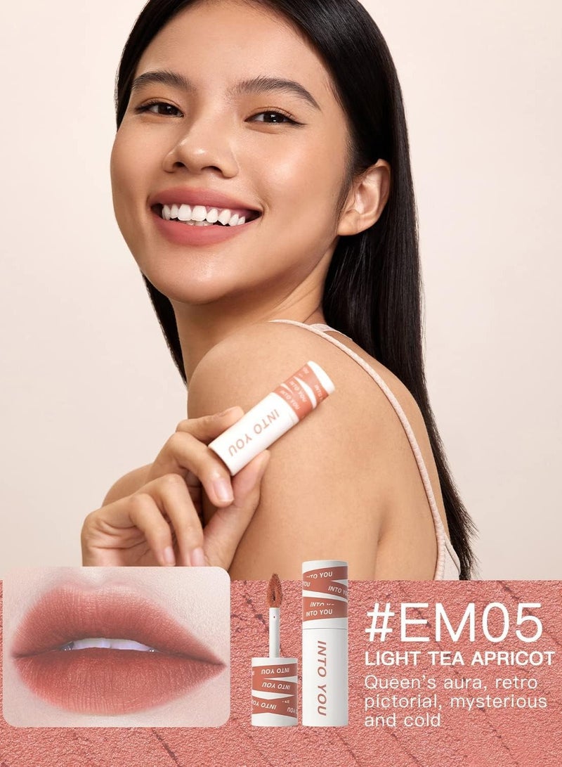 Excefore 3Pcs Matte Lipstick Set Lip Mud, Waterproof Long Lasting Smudge Proof Velvet Lip Stains, Multi-Purpose for Lip and Cheek, Non-Stick Cup Not Fade Lip Gloss Makeup Cosmetics, Super Stay, Non-Drying - Image 3