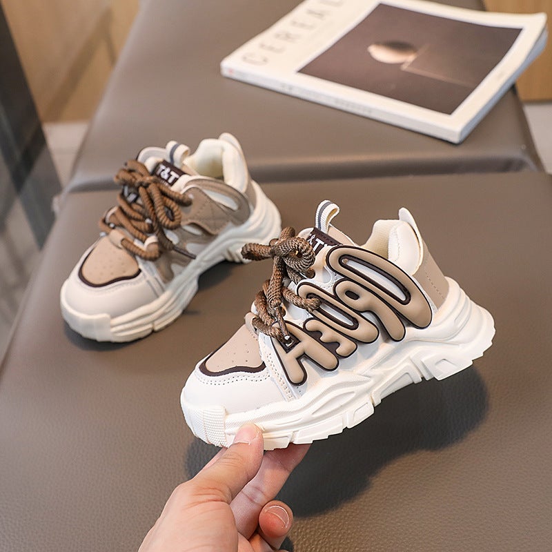 Autumn Baby Shoes 1-6 Years Old Soft Bottom Boys And Girls Korean Style Leather Shoes Breathable Casual Non-Slip Sneaker One-Piece Delivery 3 - Image 3