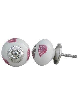 IndianShelf 4 Piece Cherry Knobs Ceramic Cabinet Knobs Heart Door Handle Parts 381 cm Drawer Pulls - pzsku/Z80F52F06EAB86C950979Z/45/1745821341/305d5aea-dce9-487a-b4de-a64a16212a9e