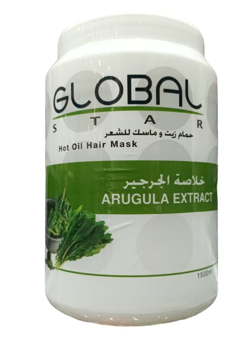 حمام زيت وماسك للشعر بخلاصة الجرجير يساعد على تقوية الشعر الذي يحتاج الى ترطيب 1500 مل