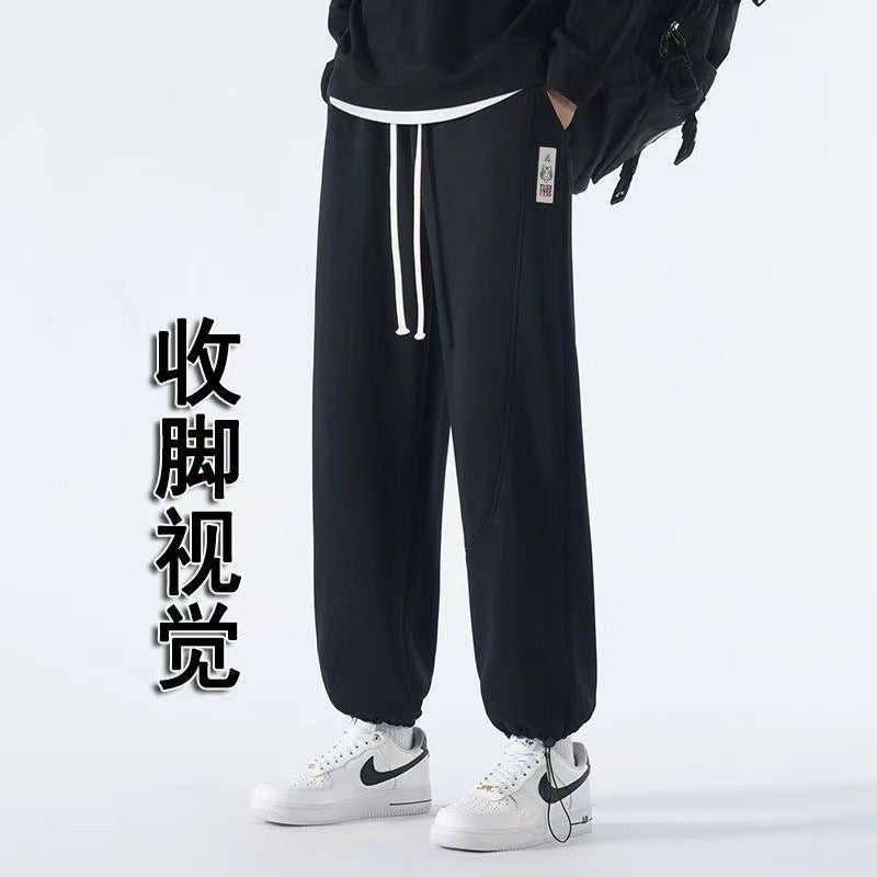190 Tall Boys Extended Sports Pants Men'S Fleece-Lined Thickened 105-115Cm Super Long Leg Men'S Pants - Image 5
