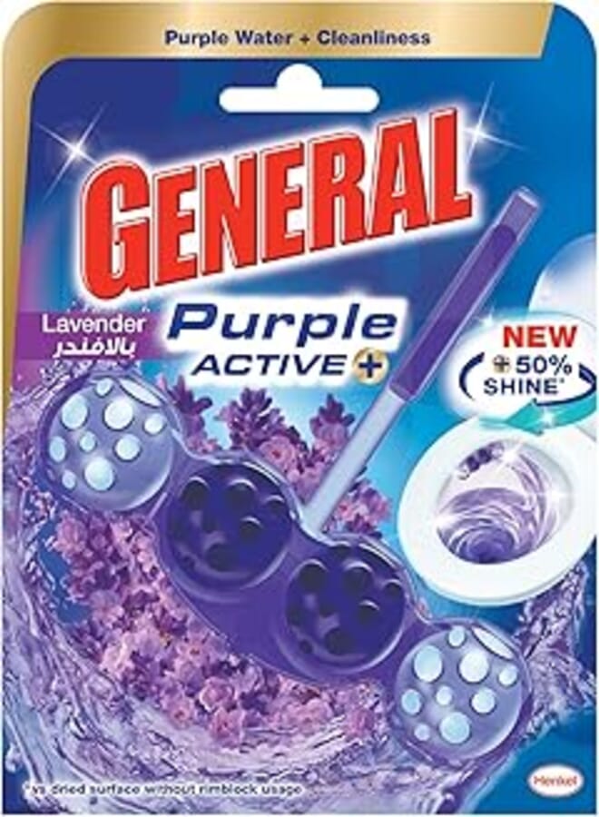 general Toilet Cleaner - 4 IN 1 - Lavender - 50gm