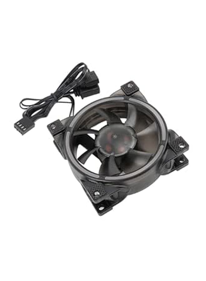 80mm PWM ARGB CPU Cooler With 7 Blades Quiet Operation Fan For PC Case Cooling - Image 1