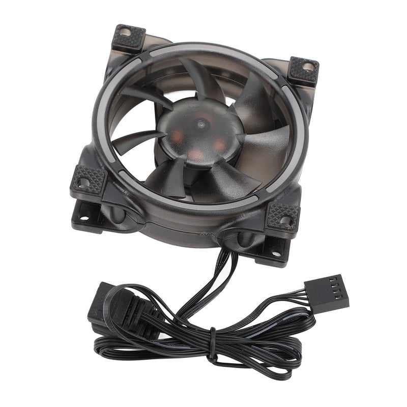 80mm PWM ARGB CPU Cooler With 7 Blades Quiet Operation Fan For PC Case Cooling - Image 5