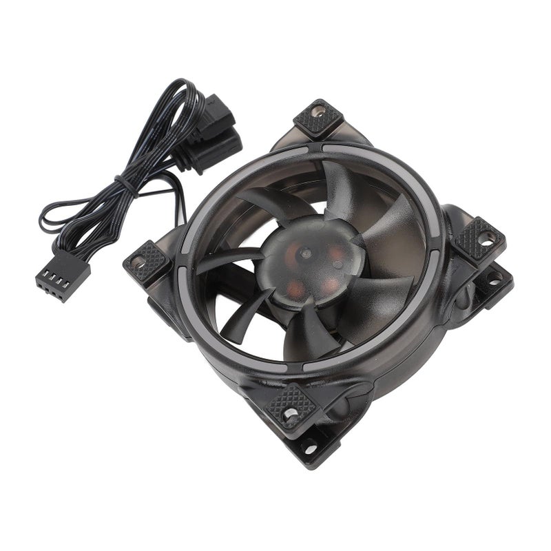 80mm PWM ARGB CPU Cooler With 7 Blades Quiet Operation Fan For PC Case Cooling - Image 4