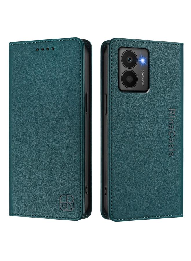 erorex Case For HMD Fuison RC01 Dual-Folded Magnetic Suction RFID Leather Phone Case - Image 2