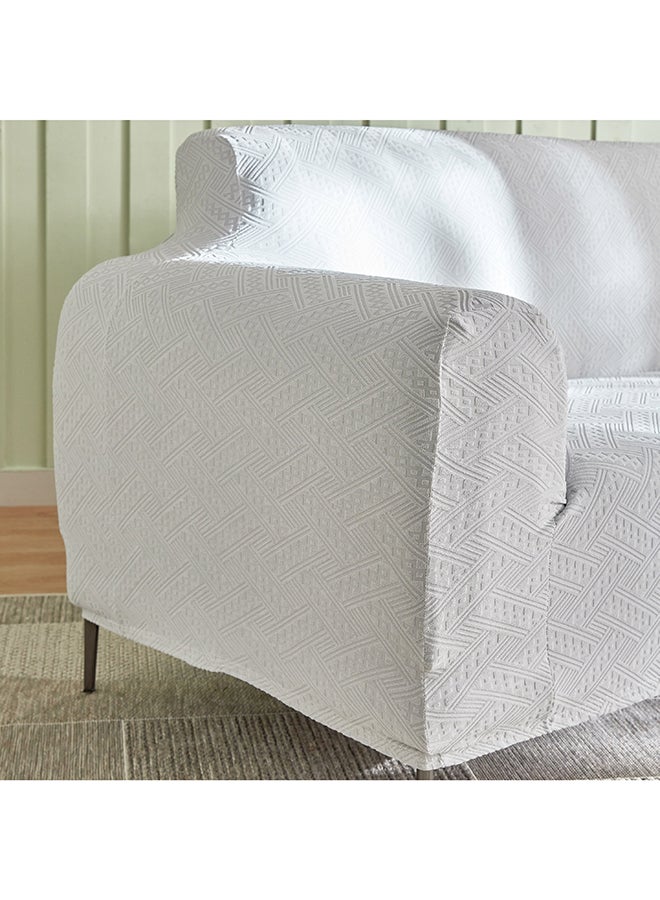 Home Box Comfino 3-Seater Knitted Jacquard Sofa Cover 180 x 225 cm  - Image 3