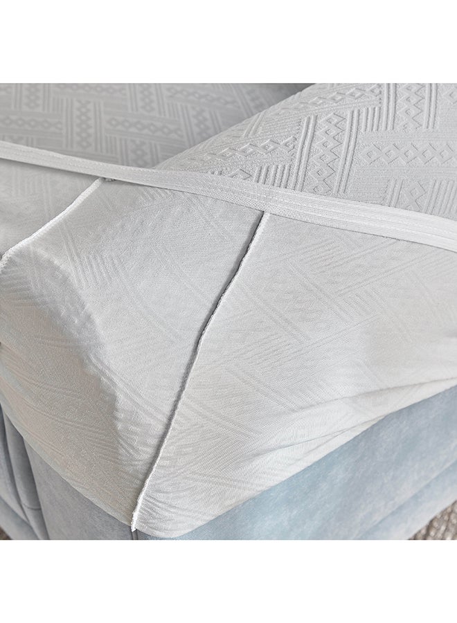 Home Box Comfino 3-Seater Knitted Jacquard Sofa Cover 180 x 225 cm  - Image 5