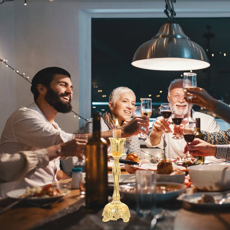 🏠 حاملات شموع من سبائك الزنك بتصميم متين وأنيق لأجواء رومانسية - Image 2